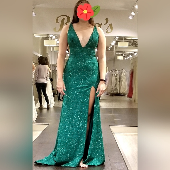 NEW Jovani Prom or Pageant Gown in Jade- - Picture 6 of 6